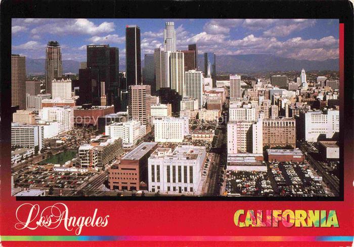 LOS ANGELES California USA Breathtaking view of downtown Los Angeles