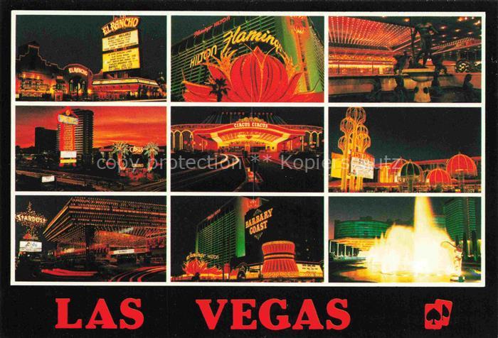 LAS VEGAS Nevada USA Las Vegas Strip beckon the visitor to Colorful casinos