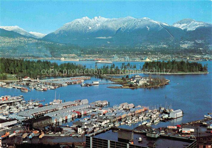 VANCOUVER BC Canada Coal Harbour Stanley Park Burrard Inlet