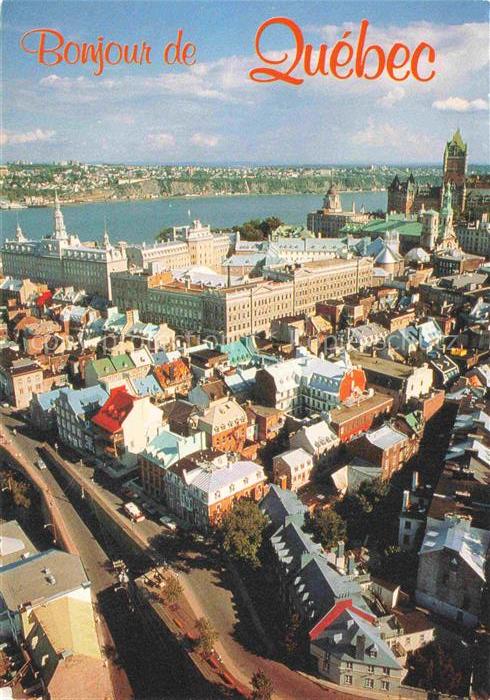 QUEBEC-City Canada Vue aerienne