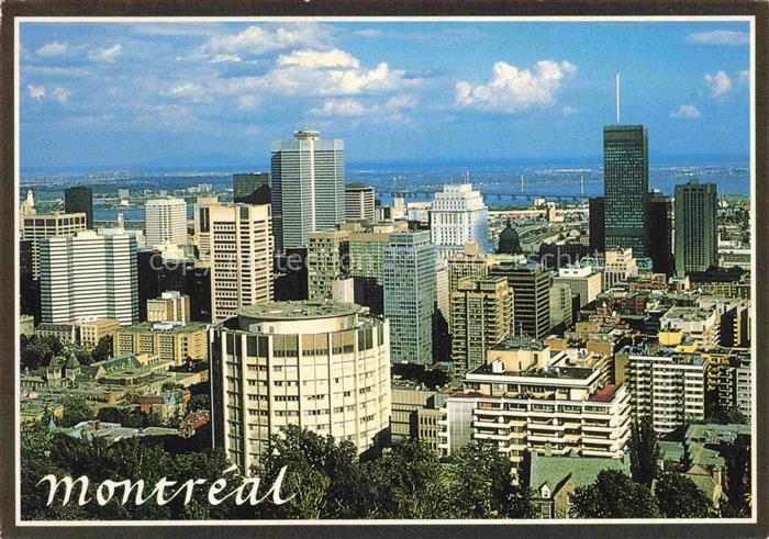 MONTREAL  QUEBEC Canada Air view