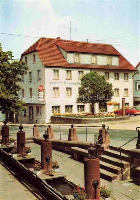 Beerfelden Odenwald Hessen Gasthof Zur Muemlingquelle