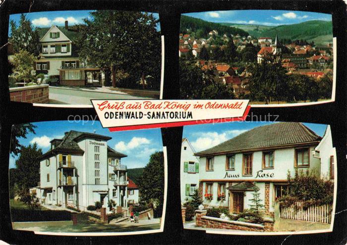 Bad Koenig Odenwald Hessen Odenwald Sanatorium Panorama Haus Rose