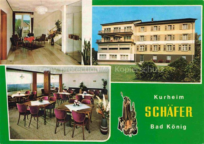 Bad Koenig Odenwald Hessen Kurheim Schaefer Gastraeume