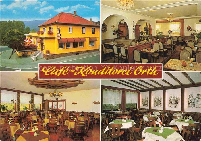 Zell Odenwald Cafe Konditorei Orth Gastraeume