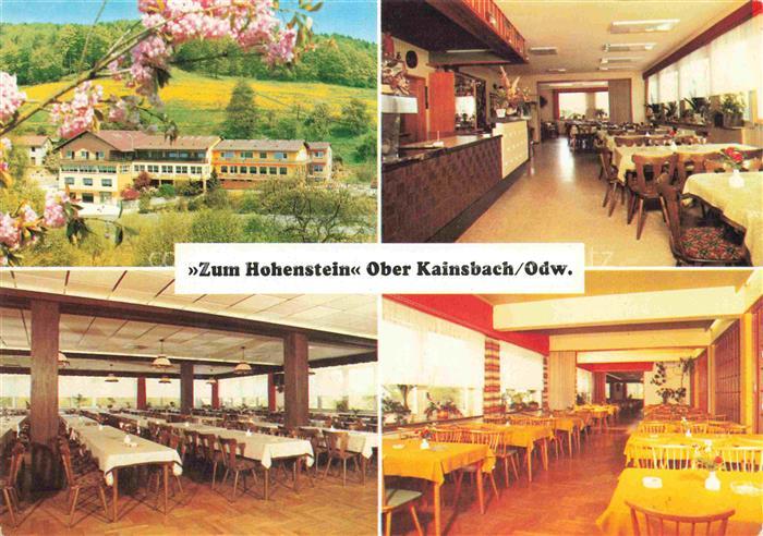 Ober-Kainsbach Reichelsheim Odenwald Hessen Panorama Gasthaus Pension Zum Hohens