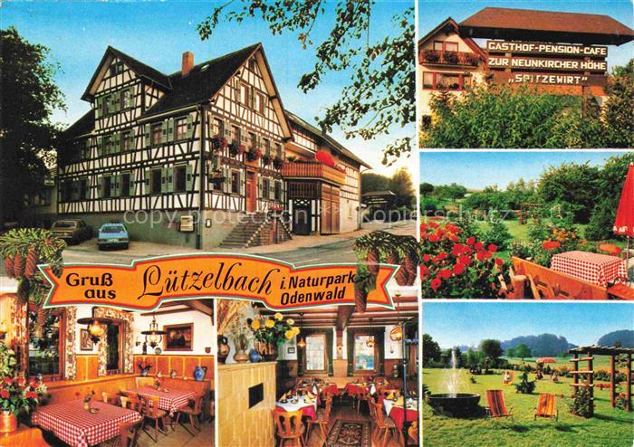 Luetzelbach Odenwald Hessen Gasthaus Pension Zur Neunkircher Hoehe Gastraeume Pa