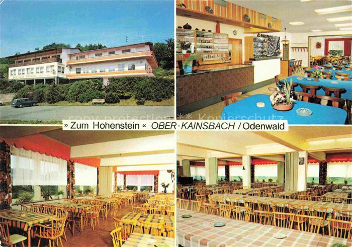 Ober-Kainsbach Reichelsheim Odenwald Hessen Gasthaus Zum Hohenstein Gastraeume