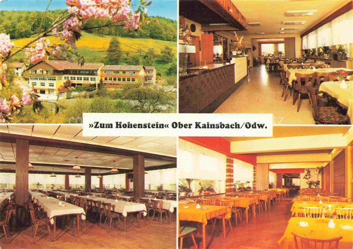 Ober-Kainsbach Reichelsheim Odenwald Hessen Gasthaus Zum Hohenstein Gastraeume