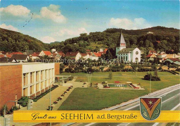 Seeheim-Jugenheim Bergstrasse Sport und Kulturhalle Kirche