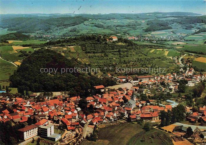 Reichelsheim Odenwald Fliegeraufnahme mit Schloss Reichenberg