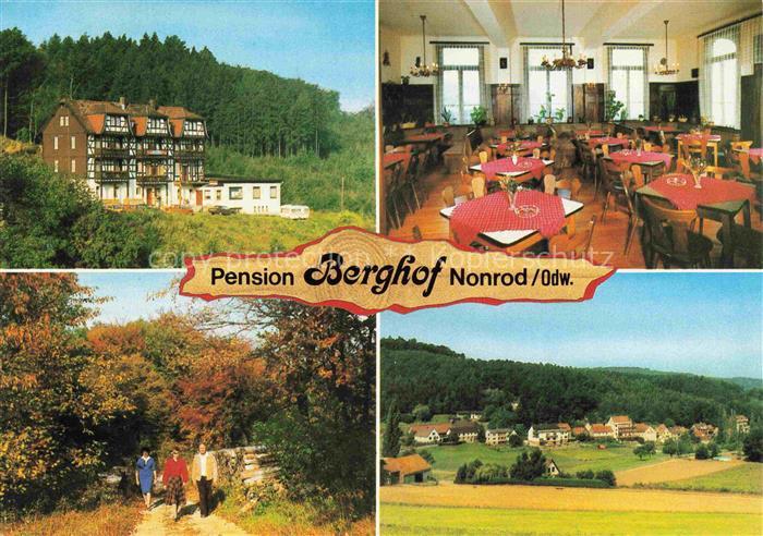 Nonrod Fischbachtal Odenwald Darmstadt-Dieburg Hessen Pension Berghof Gastraum W
