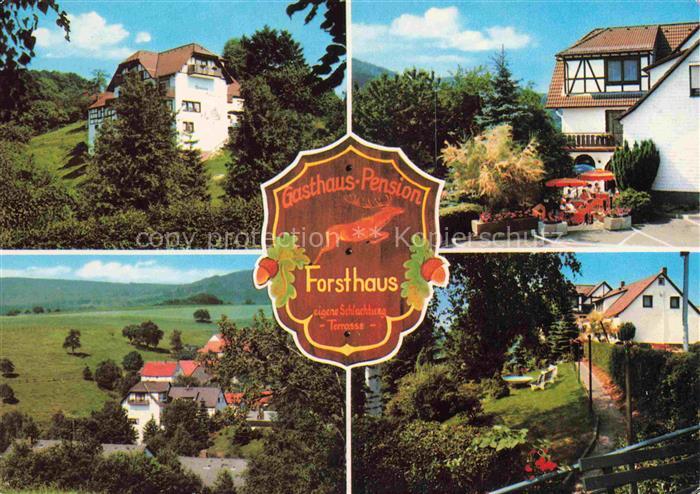 Erzbach Gasthaus Pension Forsthaus Teilansichten