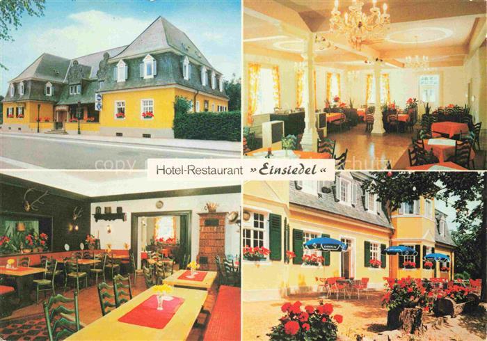 DARMSTADT Hessen Hotel Restaurant Einsiedel Gastraeume Freiterrasse