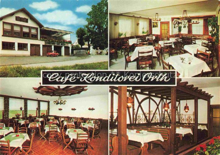 Zell Odenwald Cafe Konditorei Orth Gastraeume