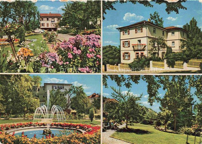 Bad Koenig Odenwald Hessen Kur Erholungsheim Haus Keller Brunnen Park