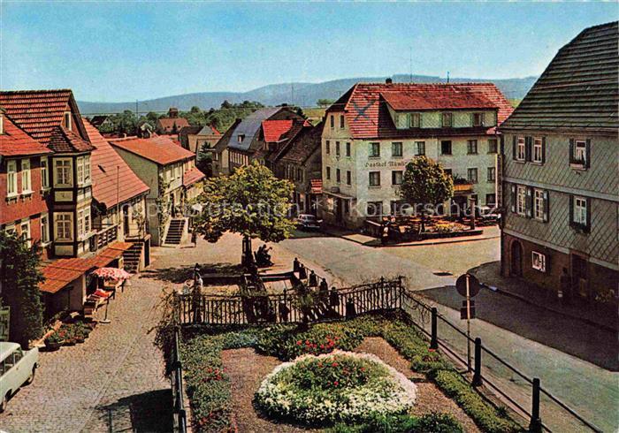 Beerfelden Odenwald Hessen Brunnengaertchen an der Muemlingquelle