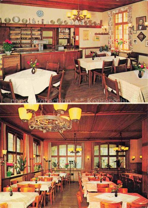 DARMSTADT Hessen Weinhaus Hotel Bockshaut Gastraeume