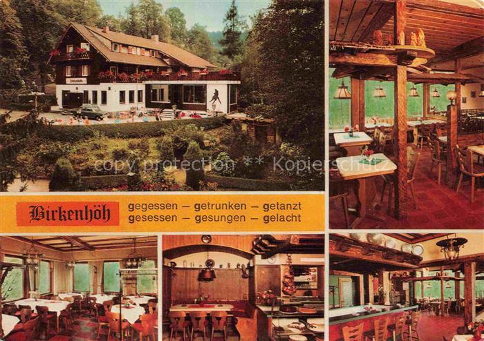 Bad Koenig Odenwald Hessen Gasthaus Birkenhoeh Gastraeume Bar