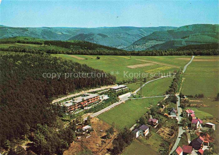 Kortelshuette Rothenberg Odenwald Fliegeraufnahme mit Kurhaus Cordula und Kursan