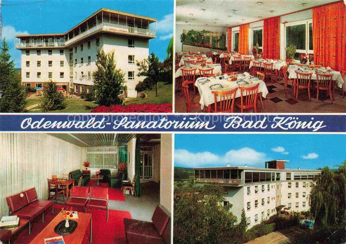 Bad Koenig Odenwald Hessen Odenwald Sanatorium Gastraeume