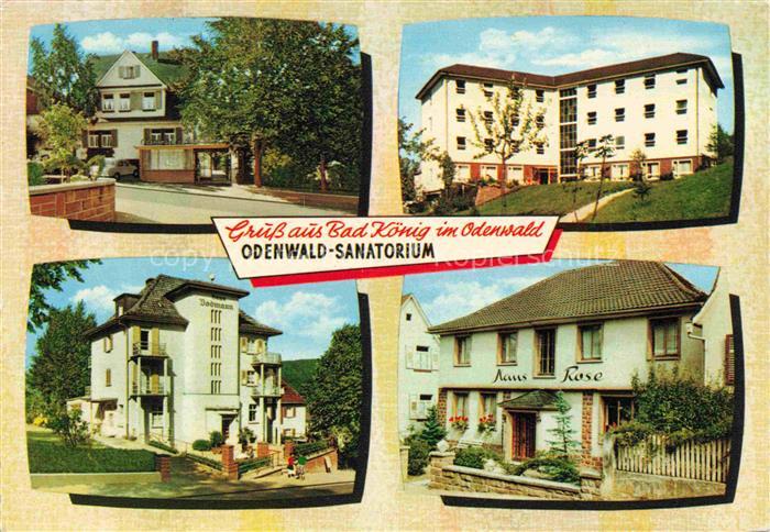 Bad Koenig Odenwald Hessen Odenwald Sanatorium Haus Rose