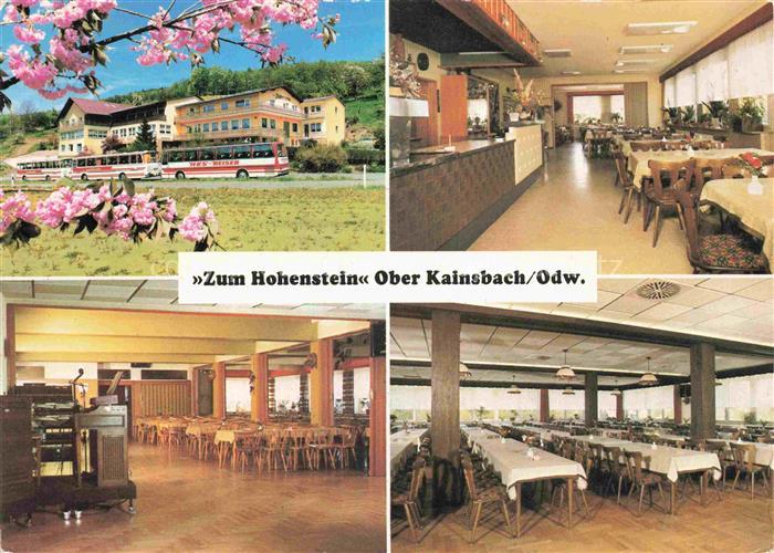 Ober-Kainsbach Reichelsheim Odenwald Hessen Gasthaus Zum Hohenstein Gastraeume