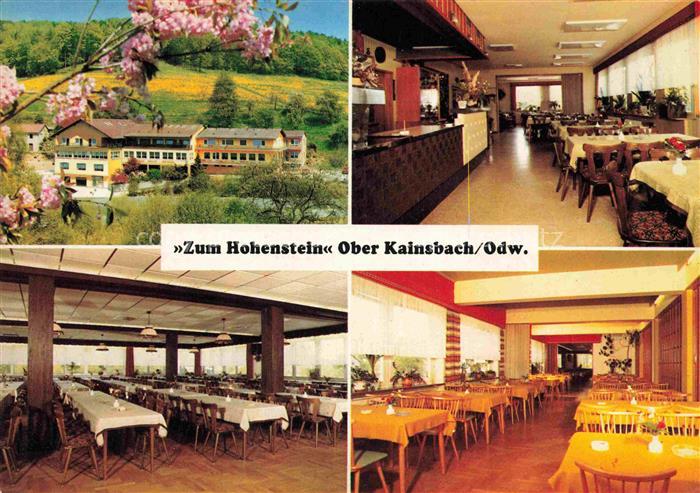 Ober-Kainsbach Reichelsheim Odenwald Hessen Gasthaus Zum Hohenstein Gastraeume
