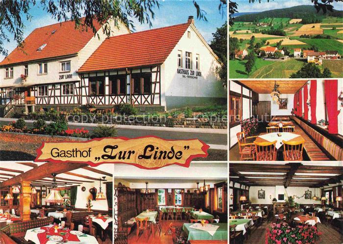 Klein-Gumpen Gasthaus Pension Zur Linde Gastraeume Panorama