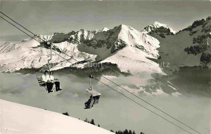 Sessellift Chairlift Telesiege delboden Schwandfelspitz