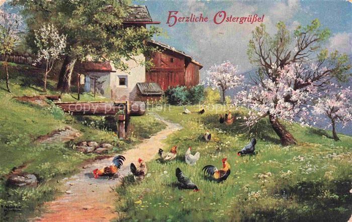 Ostern Easter Paques Pasqua-- Huehner