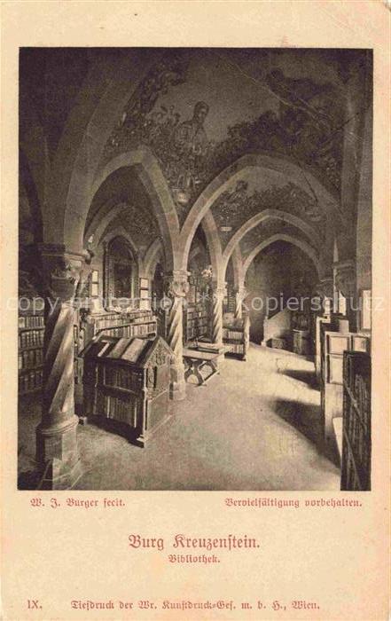 Bibliothek Library Burg Kreuzenstein