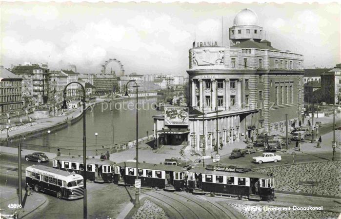 Strassenbahn Tramway-- Wien Urania Donaukanal