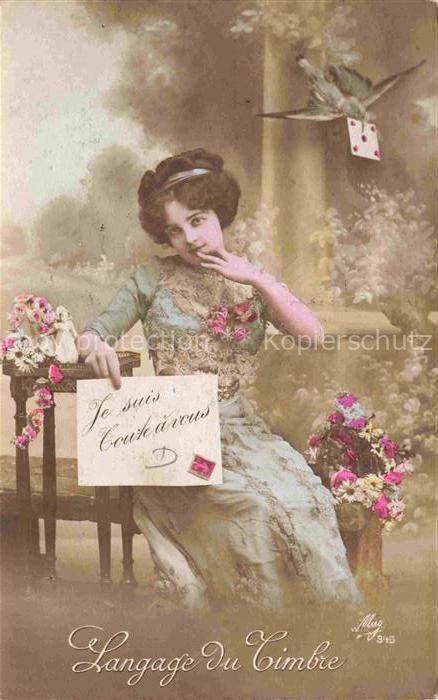 Foto Mug Nr. 345 Maedchen Vogel