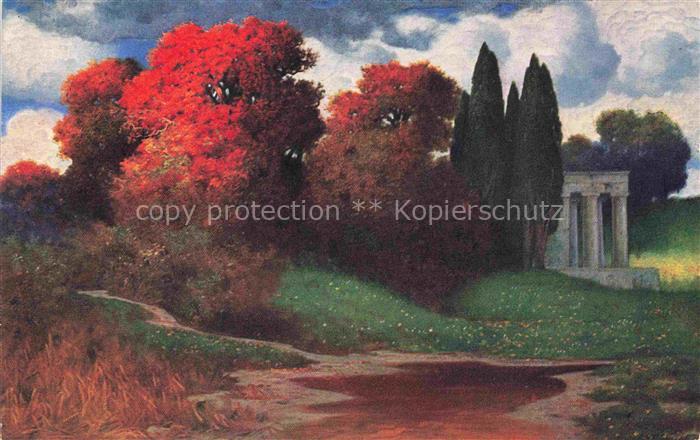 Ruedisuehli Eduard Kuenstlerkarte Heiliger Hain