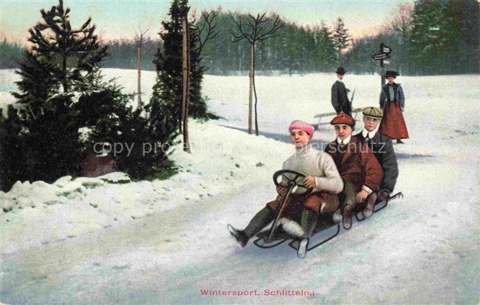 Wintersport Schlitten Schweiz