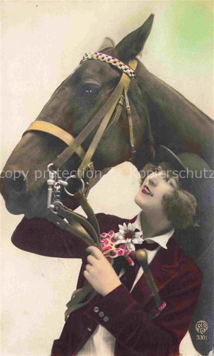 Foto RTB Nr. 3301 Pferd Frau