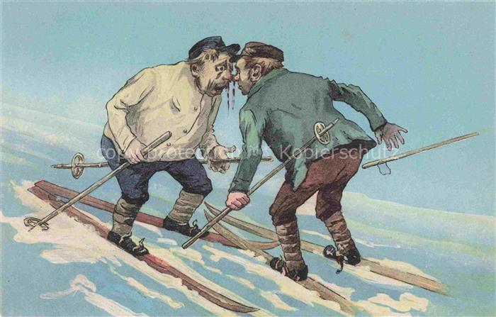 Wintersport Schlitten