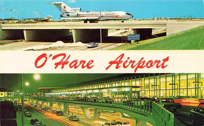 Flughafen Airport Aeroporto O'Hare Chicago Illinois
