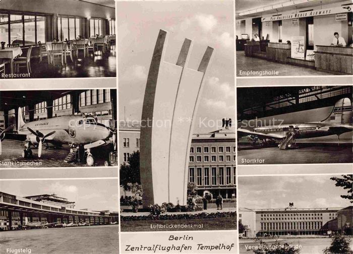 Flughafen Airport Aeroporto Berlin Tempelhof