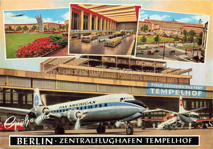 Flughafen Airport Aeroporto Berlin Tempelhof Pan American