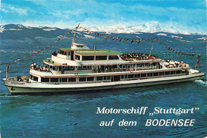 Motorschiffe Binnenschifffahrt Stuttgart Friedrichshafen  Bodensee