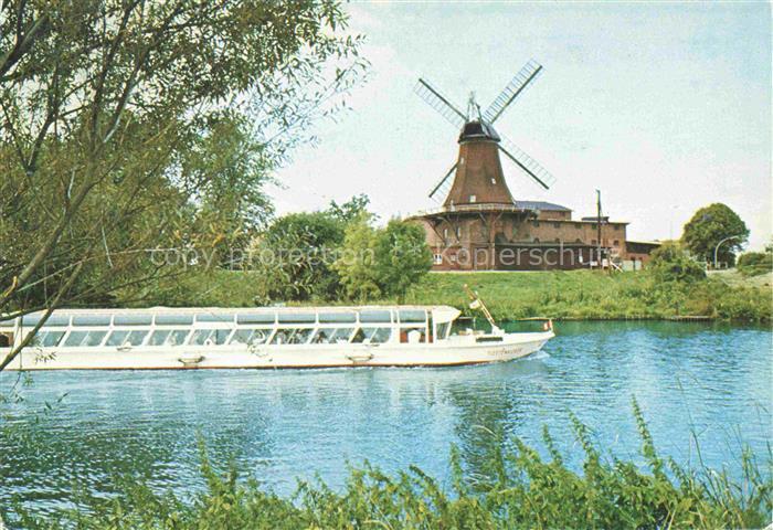 Schiffe Binnenschifffahrt Hamburg Bergdorffahrt Windmuehle