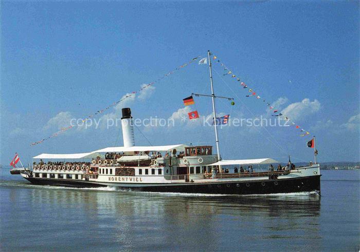 Dampfer Seitenrad Hohentwiel Bodensee