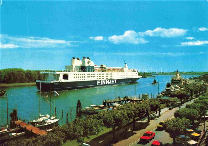 Schiffe Ships Navires Hochseeschiffe Finnjet Travemuende Helsinki