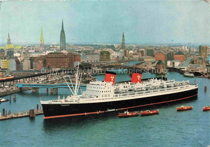 Schiffe Oceanliner Hochseeschiffe Hanseatic Hamburg Atlantik Line