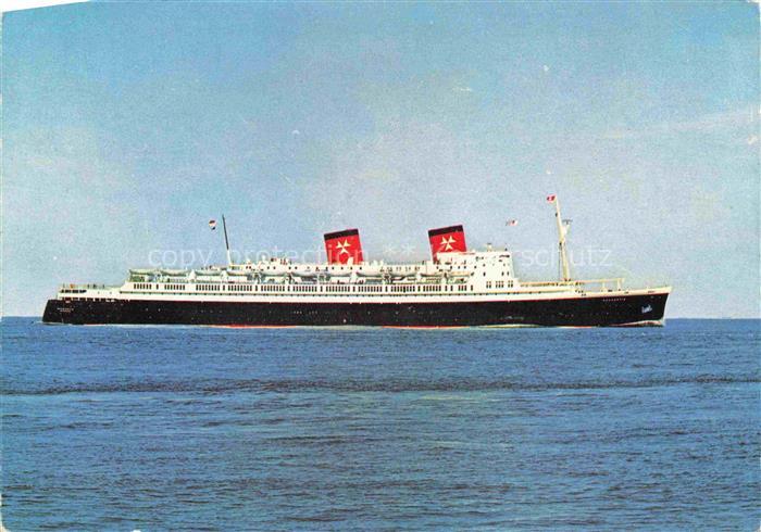 Dampfer Oceanliner Hanseatic Hambutg Atlantik Line
