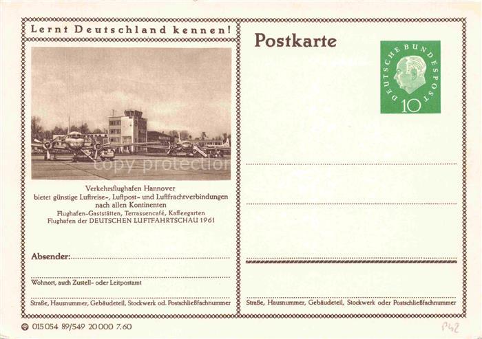 Flughafen Airport Aeroporto Hannover