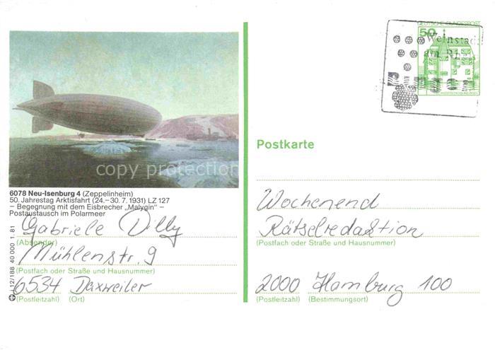 Zeppelin Luftschiff -- Neu Isenburg