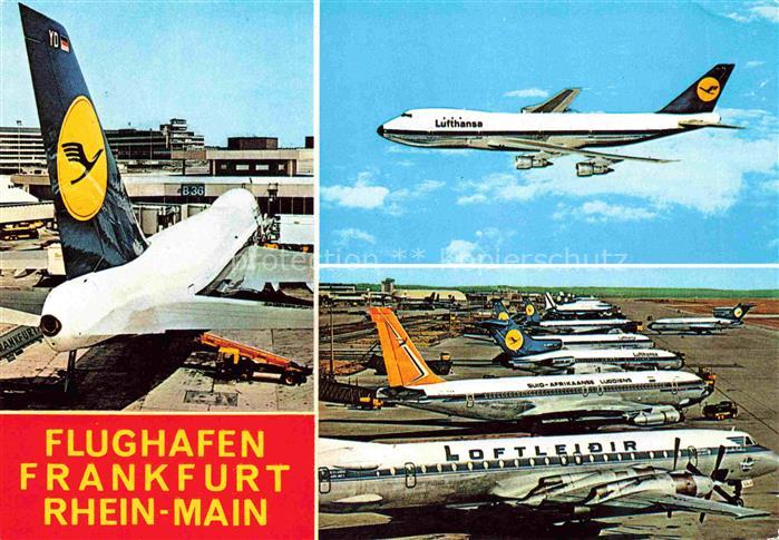 Flughafen Airport Aeroporto Frankfurt Rhein Main Lufthansa